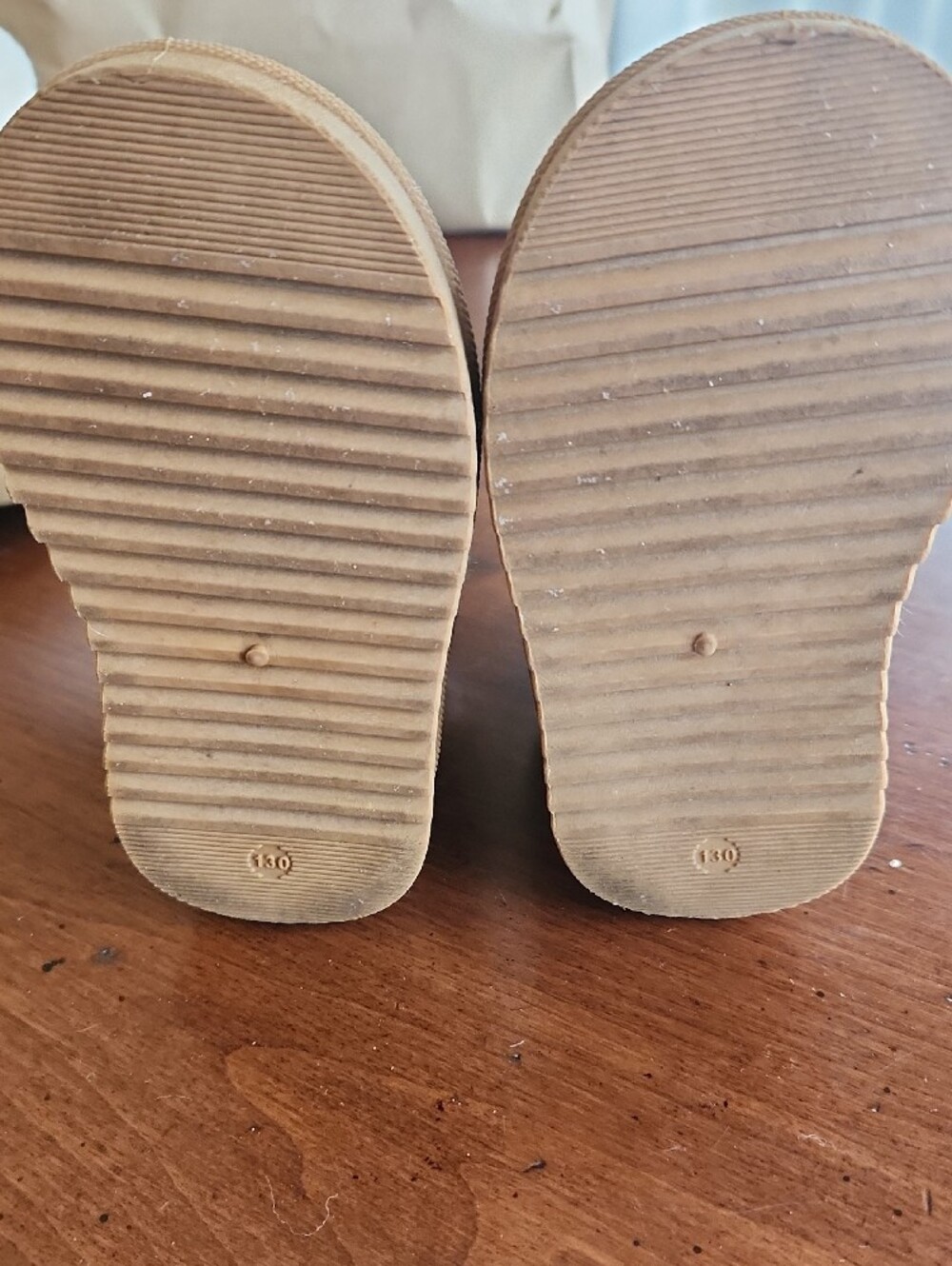 Toddler Tan Suede Shearling-Lined Boots - Cozy Warm Walkers - Picture 4 of 4